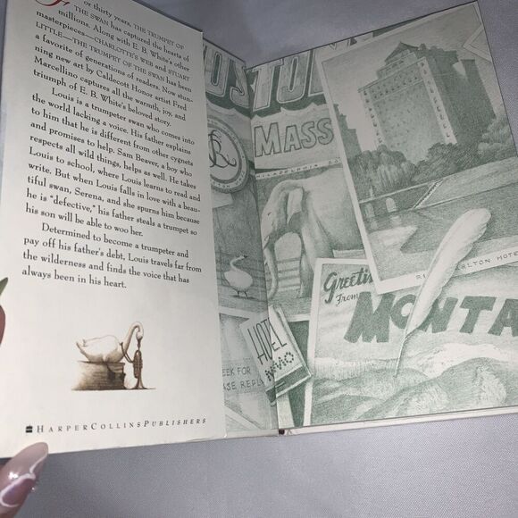 Vintage Book The Trumpet of the Swan by E. B. White (2000, Hardcover,Collector's - Picture 2 of 9